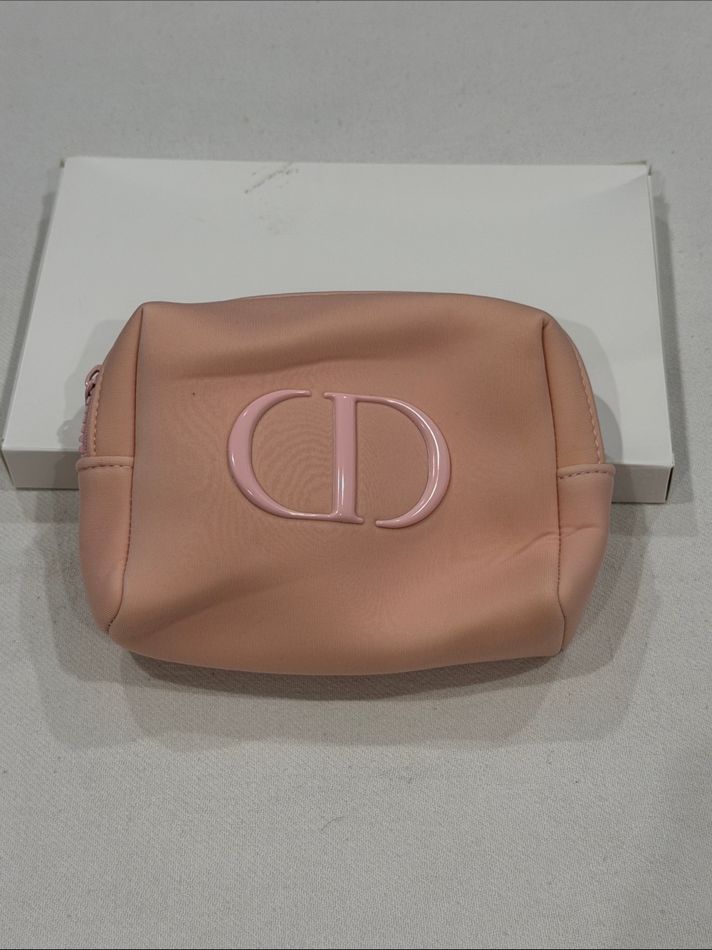 Dior Blush Pink CD Logo Cosmetic Pouch
